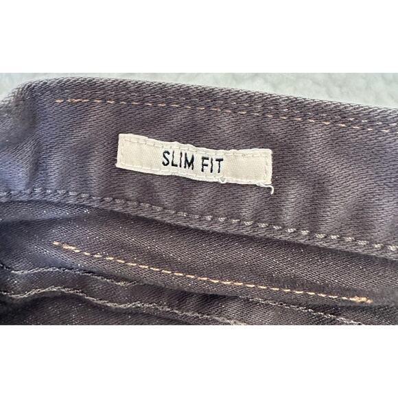 Todd Snyder Jeans Mens Size 34x31 (Actual) Dark Gray Slim Fit 5-Pocket Stretch - Picture 5 of 10